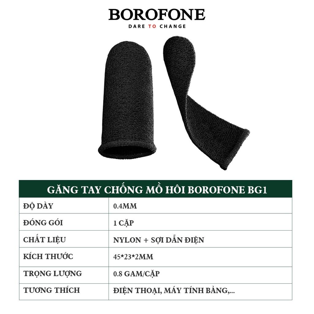 Găng tay chơi game chống mồ hôi Borofone BG1 Hàng Chính Hãng