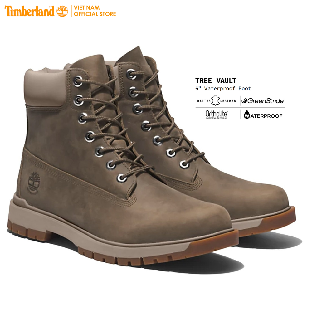 [NEW] Original TIMBERLAND Giày Cổ Cao Nam 6-inch Premium Waterproof Boots Tree Vault TB0A5NJV73