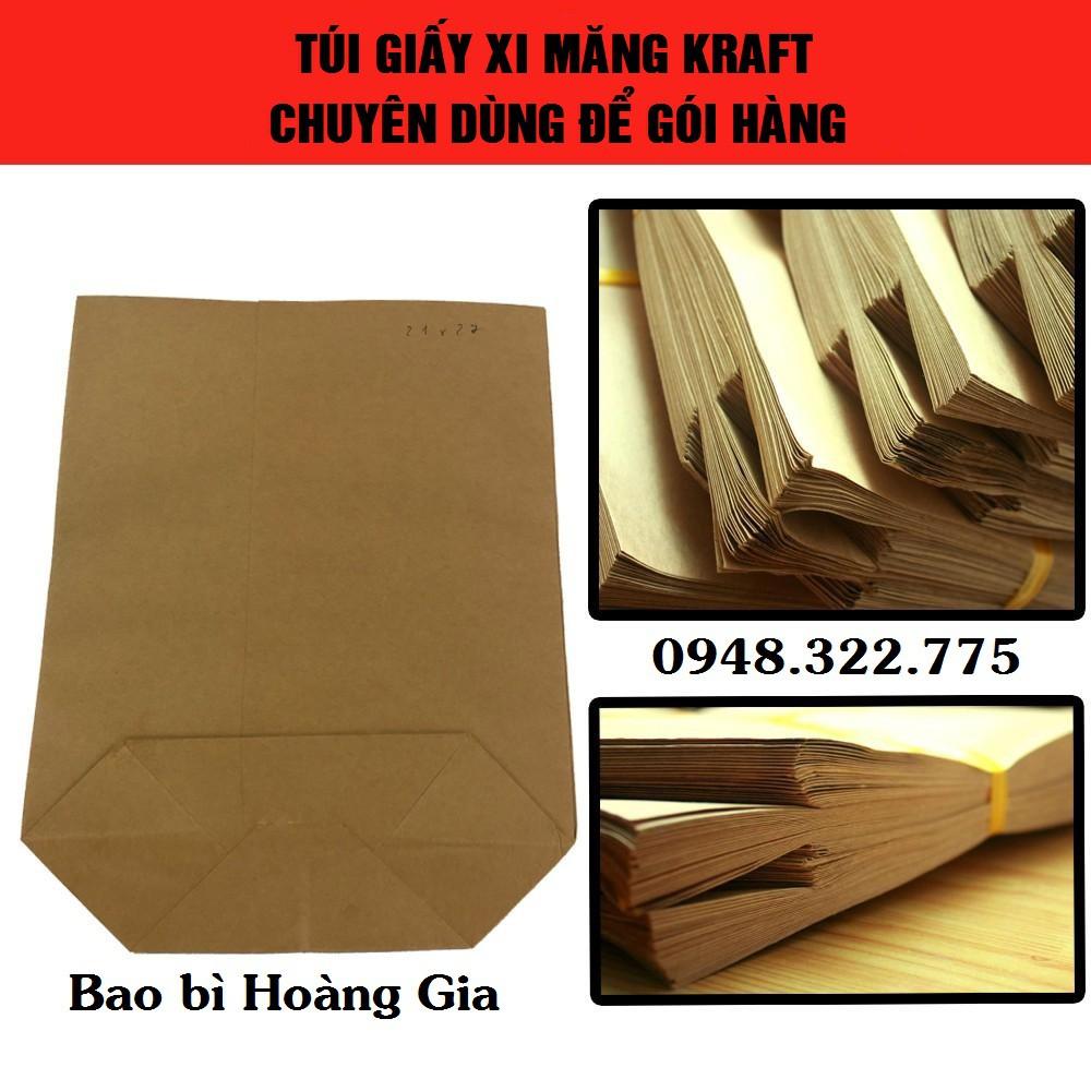 100 Túi giấy xi măng Kraft 2 - 3kg