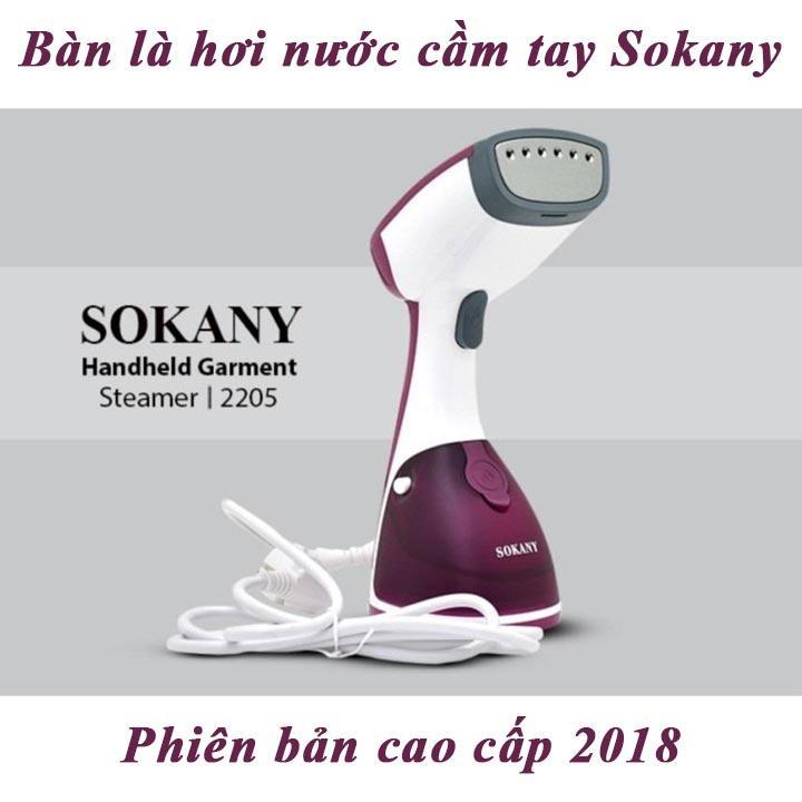 Bàn là hơi nước cầm tay Sokany AJ 2205 - (Màu tím) - Hàng chính hãng