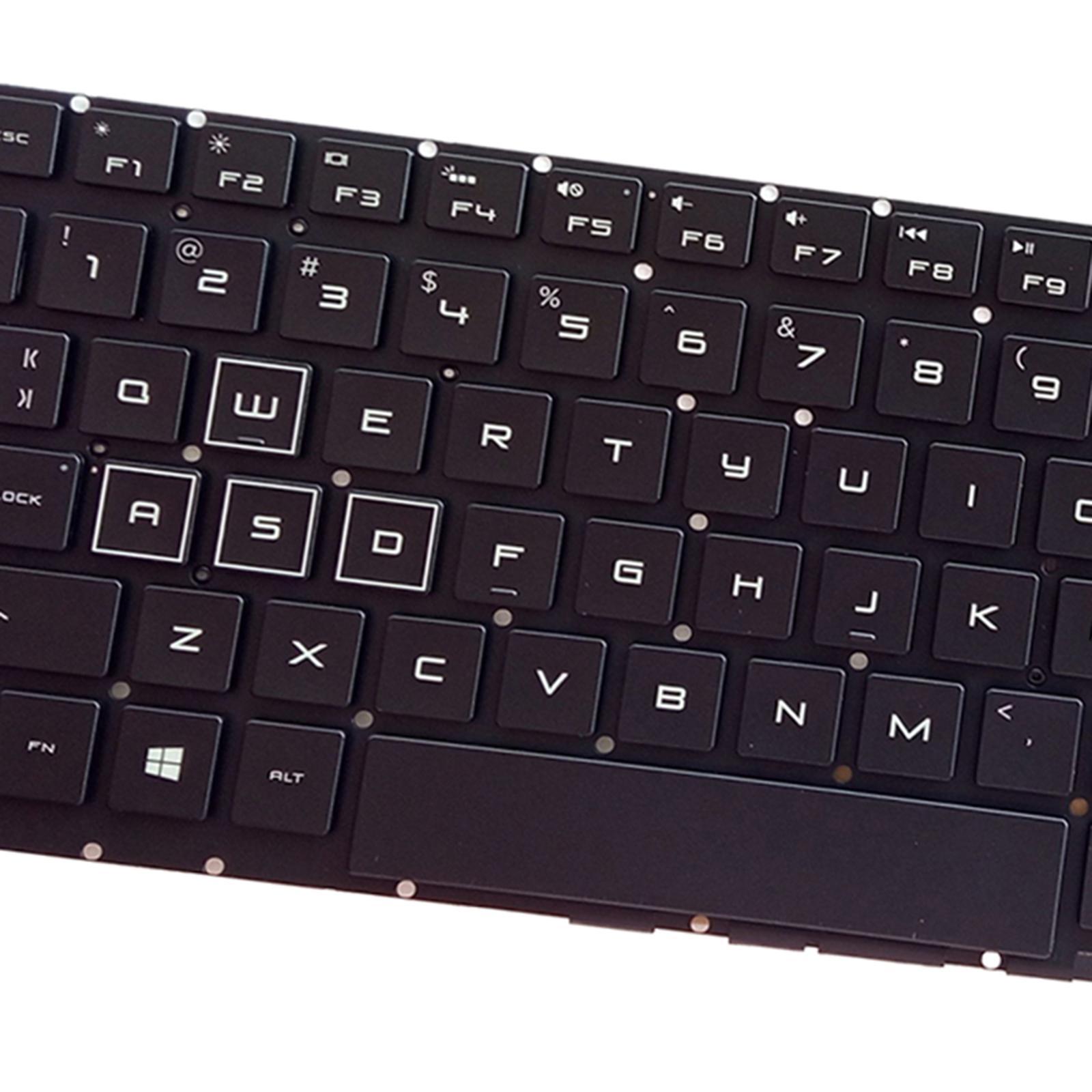 US Layout Keyboard Black Professional for 15-Ce199NR 15-Ce198WM Accessory