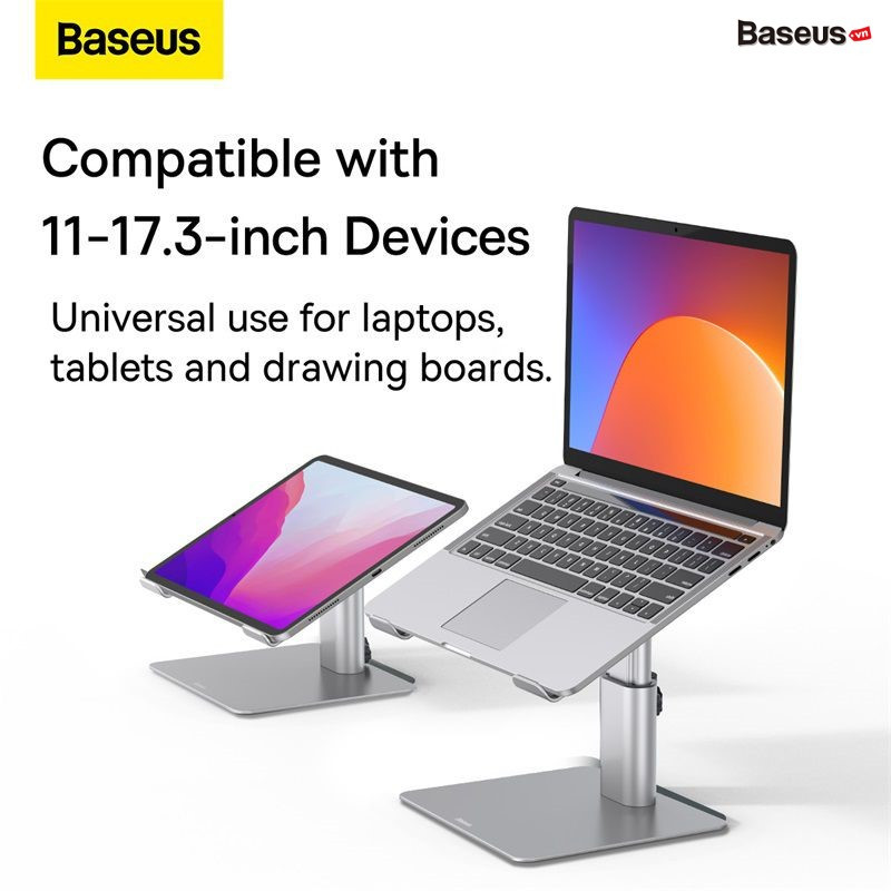 Giá Đỡ Tản Nhiệt Đa Năng Baseus Metal Adjustable Laptop Stand dùng cho Laptop/Macbook - hàng chính hãng