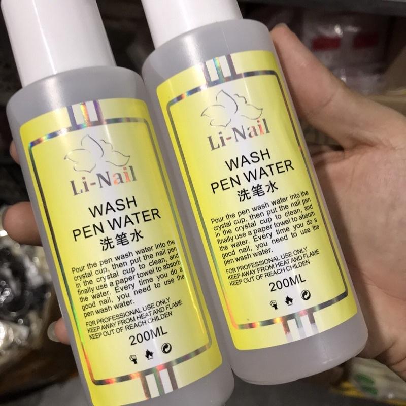 Nước rửa cọ Li- Nail chai 200ml