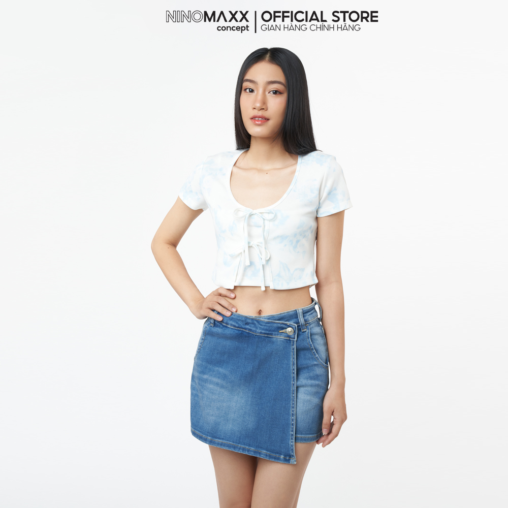 SWEET SIXTEEN Áo croptop Nữ tay ngắn 2101034