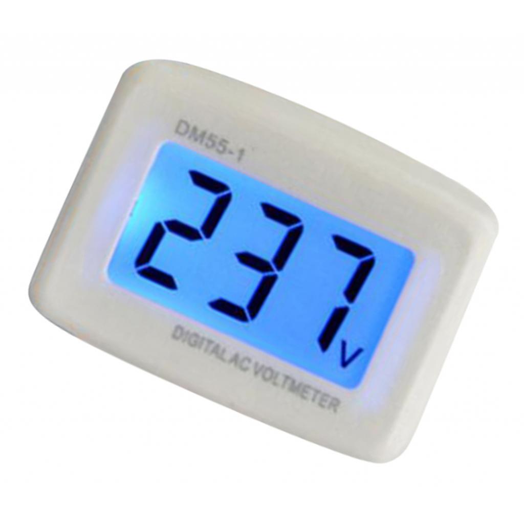 LCD Digital Voltmeter 220V Panel Voltage Tester Meter for Home Industrial