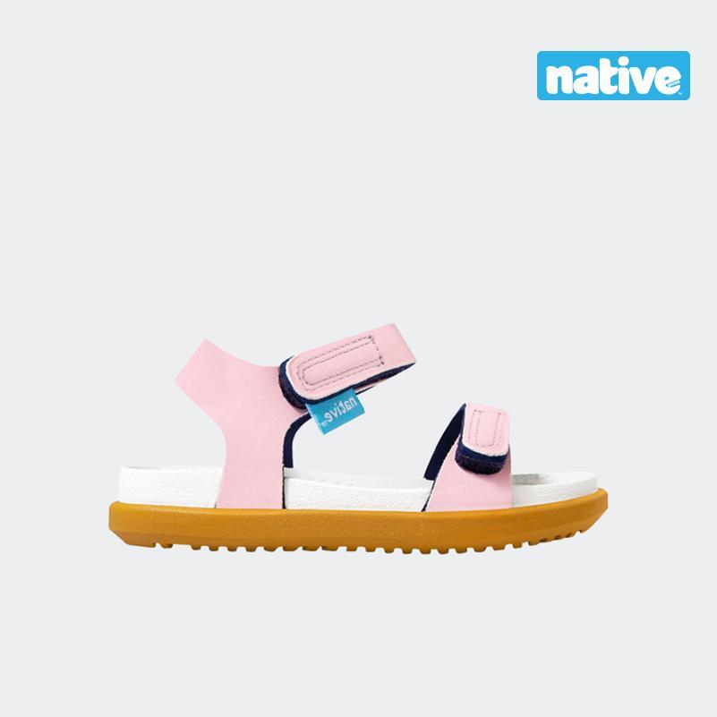 Giày Sandals Trẻ Em NATIVE Charley Child - Princess Pink/ Shell White/ Toffee Brown