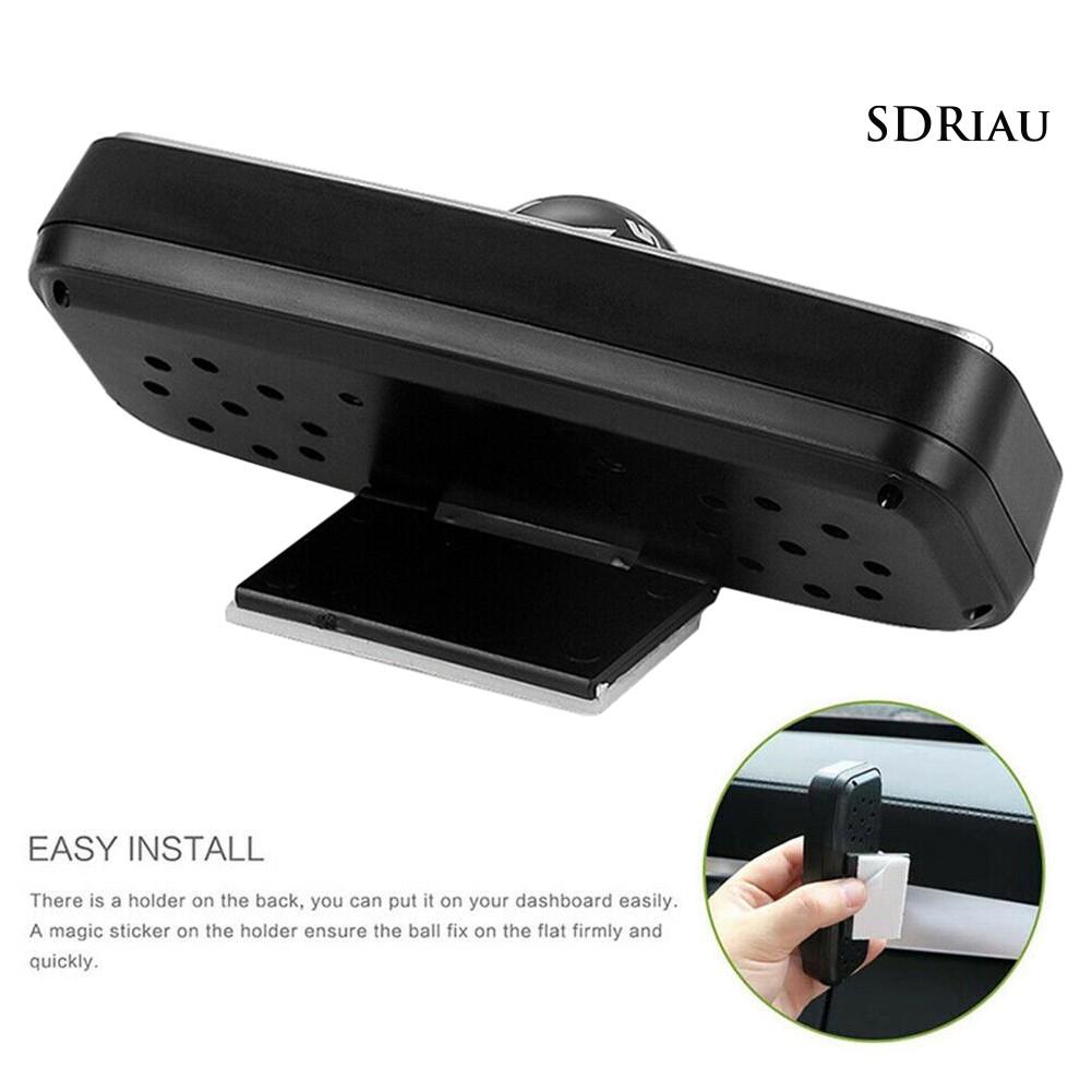 Đồng Hồ Nhiệt Kế Kiêm La Bàn 3 Trong 1 Cho Xe Hơi