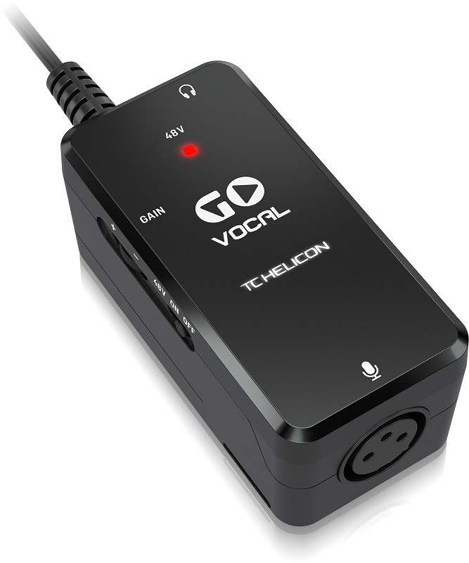 TC-Helicon GO VOCAL Microphone Preamp for Mobile Devices-Hàng Chính Hãng