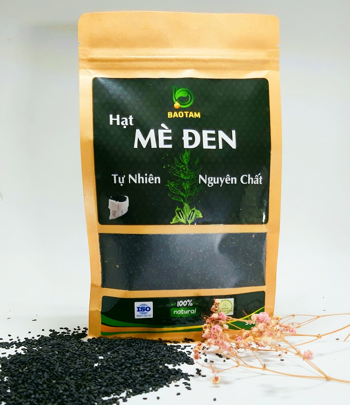 Hạt Mè đen Thuần chủng Tự nhiên Cao cấp Bảo Tâm - 150g, 250g, 500g