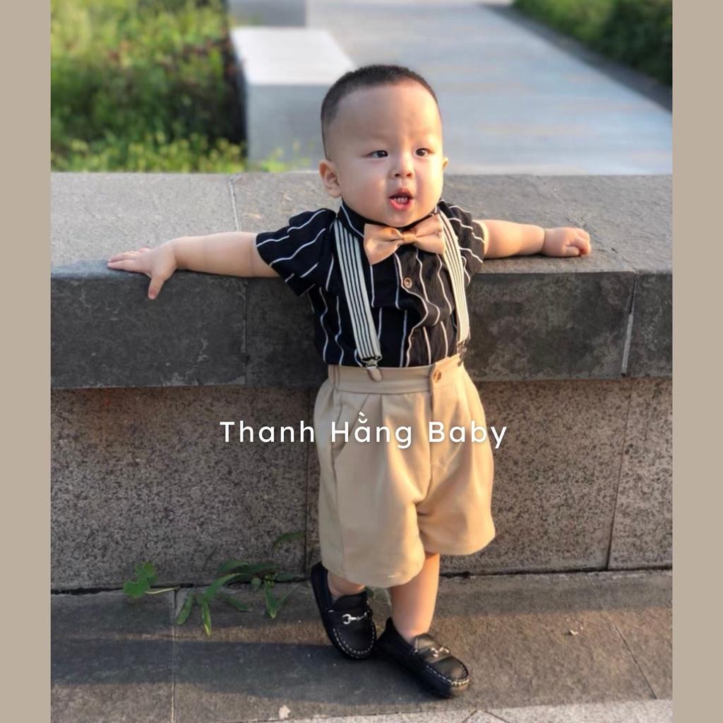 Giày Tập Đi Cho Bé , Giày Cho Bé Trai Thanh Hằng Baby Từ 11 - 13 Cm