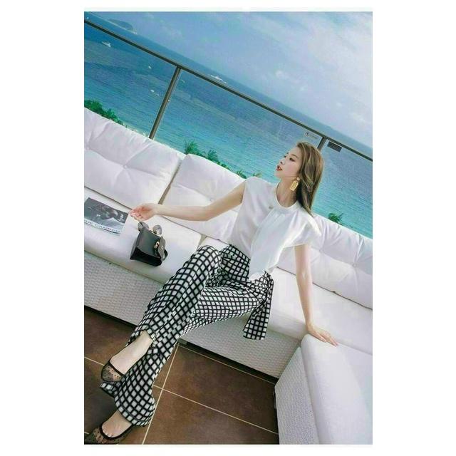 SÉT BỘ LỤA QUẦN ỐNG RỘNG CAO CẤP