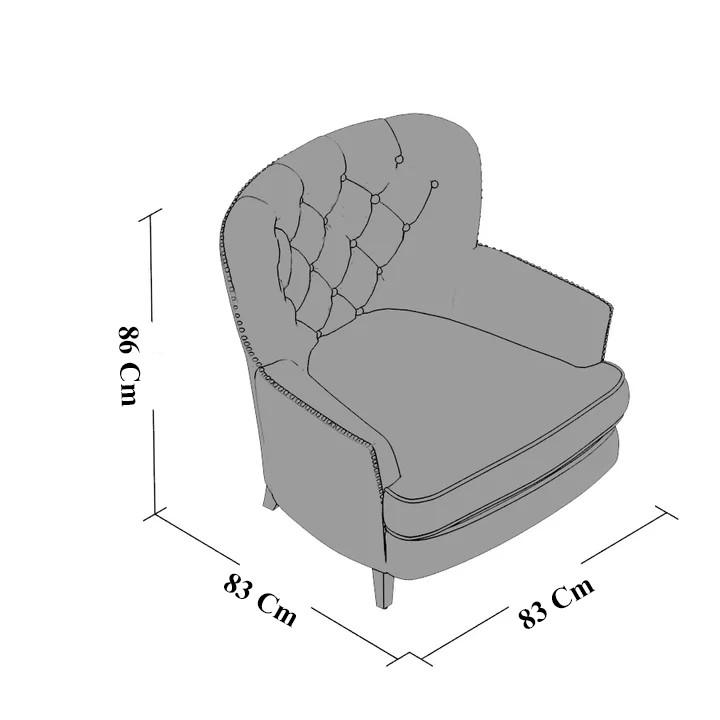 Ghế sofa đơn đọc đáo Juno Sofa HHP-GDN03-V3