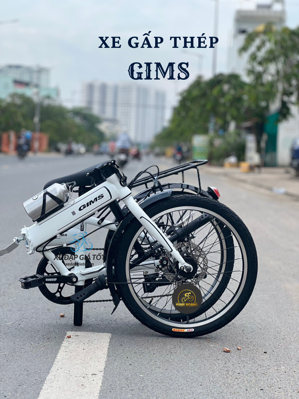 XE ĐẠP GẤP THÉP GIMS 20 INCH