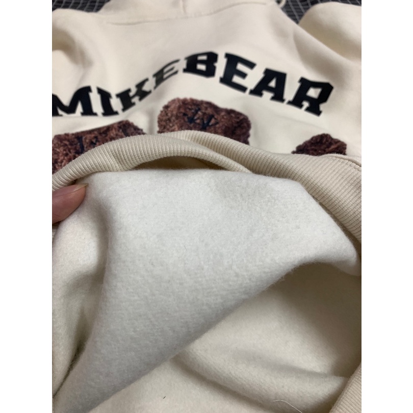 Áo hoodie gấu ngược Mikebear nỉ bông cao cấp WinBeen