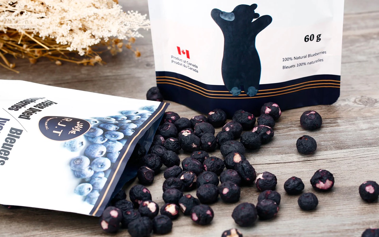 Việt quất sấy lạnh Blueberry - RJT FREEZE DRIED BLUEBRRIES 60gr