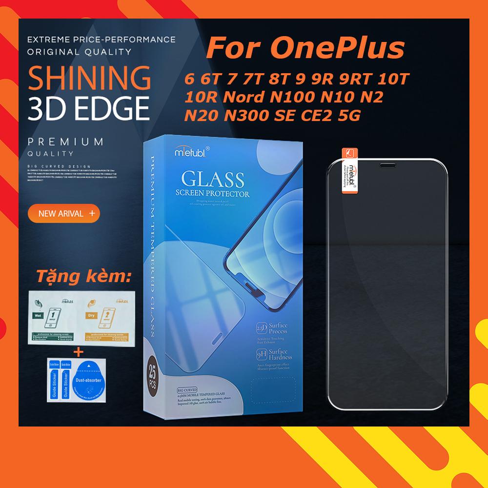 Kính cường lực cho OnePlus 6 6T 7 7T 8T 9 9R 9RT 10T 10R Nord N100 N10 N2 N20 N300 SE CE2 5G trong suốt Mietubl 9H