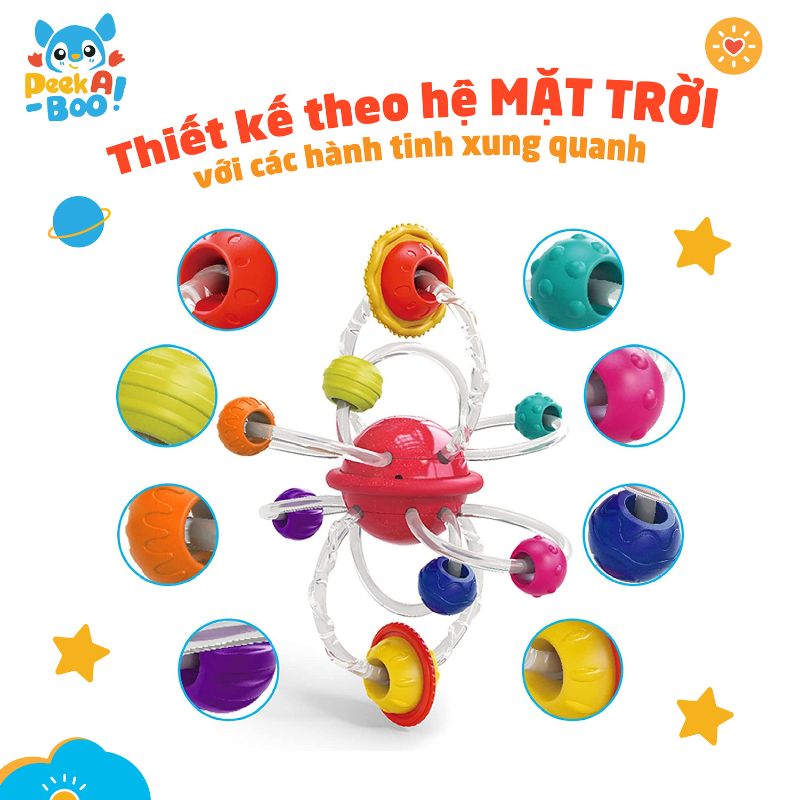 Đồ Chơi PEEK A BOO Bộ Steam Hệ Mặt Trời Cho Bé PAB011A