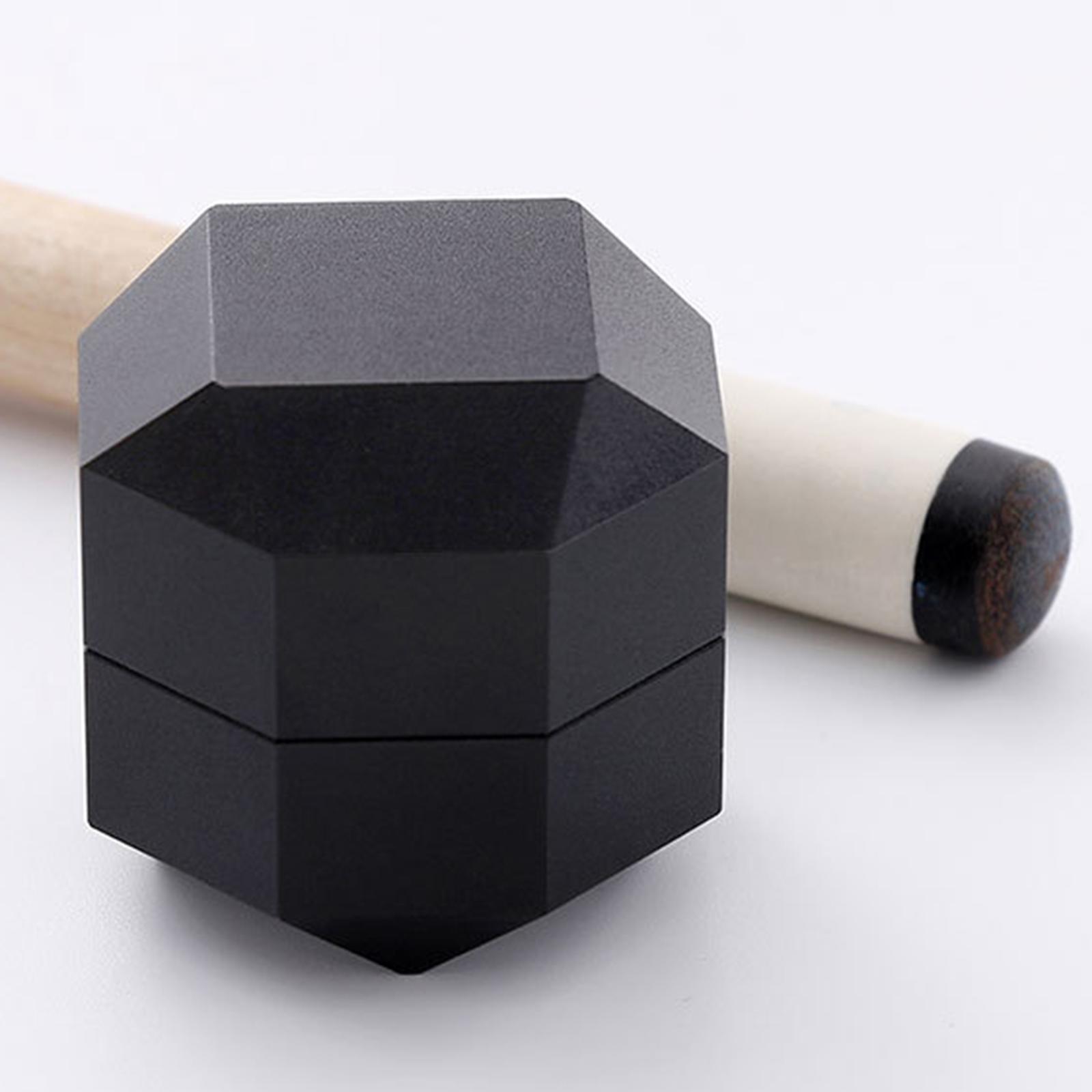 Portable Pool Cue Chalk Holder Billiard Accessories Case Box Container Organizer