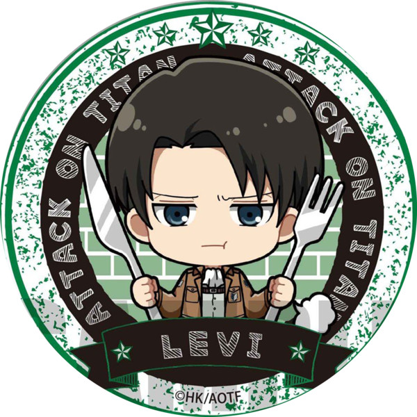 Huy hiệu in hình anime Attack On Titan anime chibi dễ thương huy hiệu cài áo (MẪU GIAO NGẪU NHIÊN)