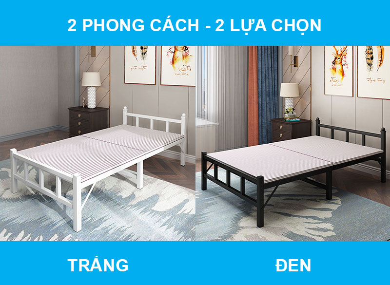 Giường gấp gọn thông minh NIKITA, Gọn nhẹ chắc chắn, giá rẻ cho người dùng - Mẫu mới 2023