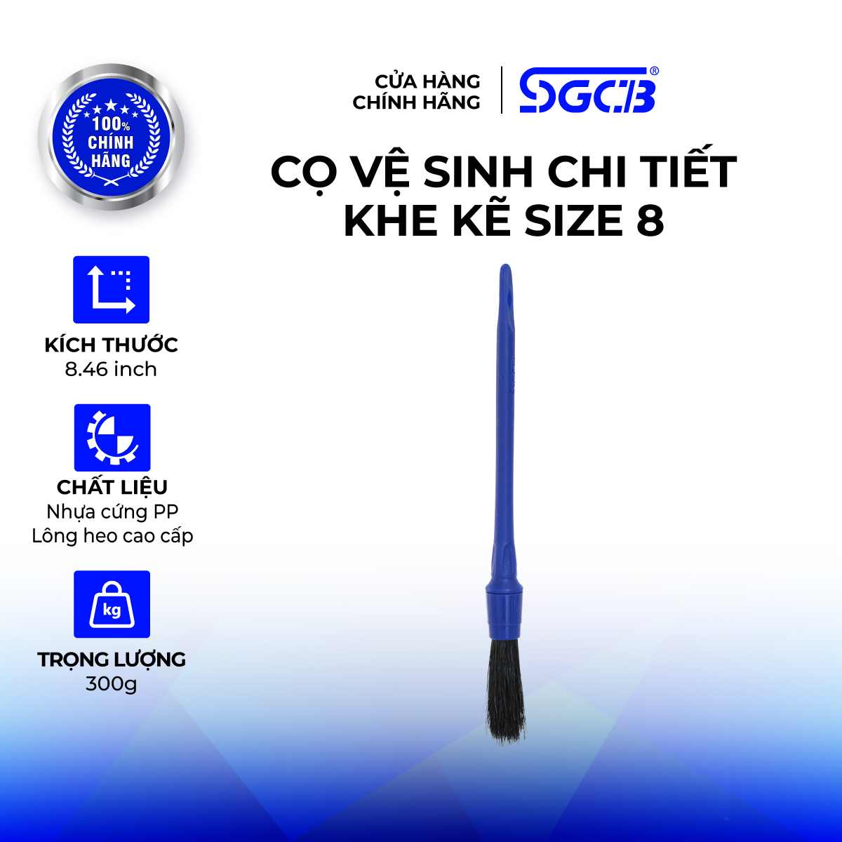 Cọ Vệ Sinh Chi Tiết, Khe Kẽ Ô Tô Và Mô Tô SGCB 215mm – SGGD215