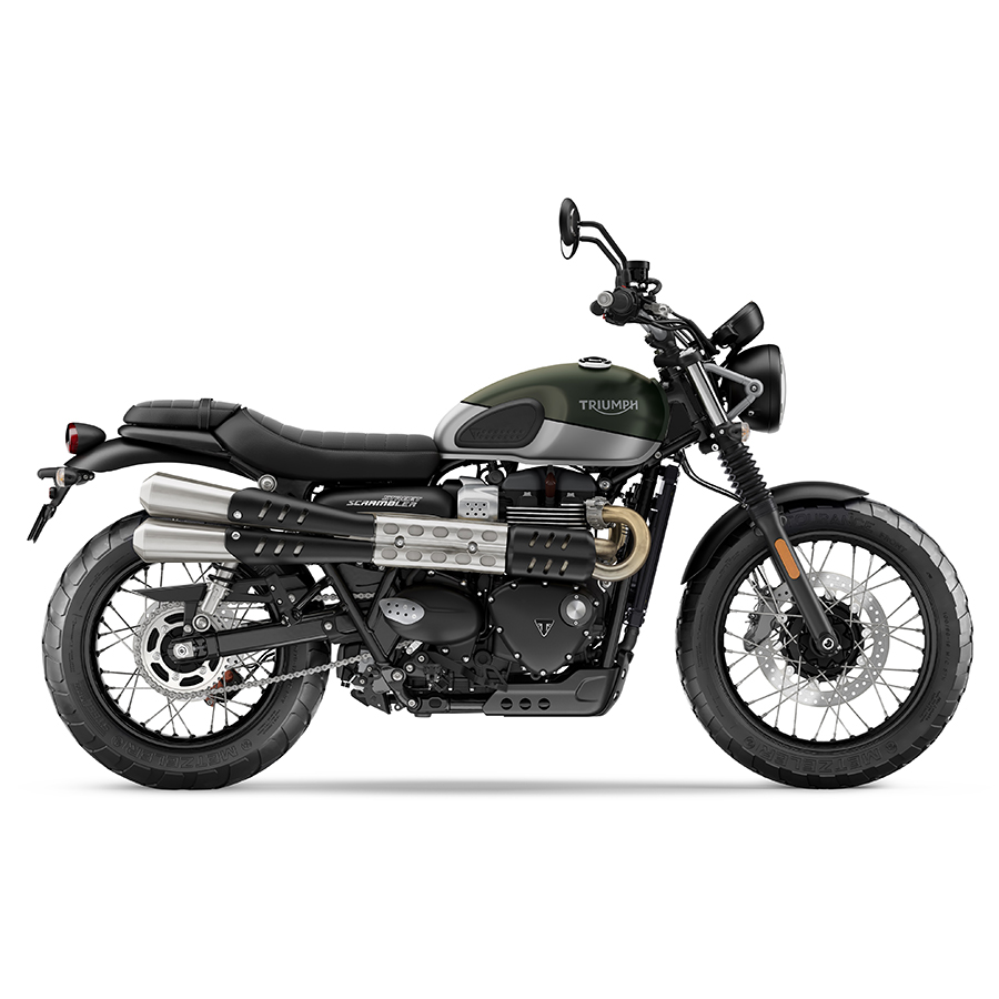 Xe Môtô Triumph Street Scrambler 900 - Xanh Xám