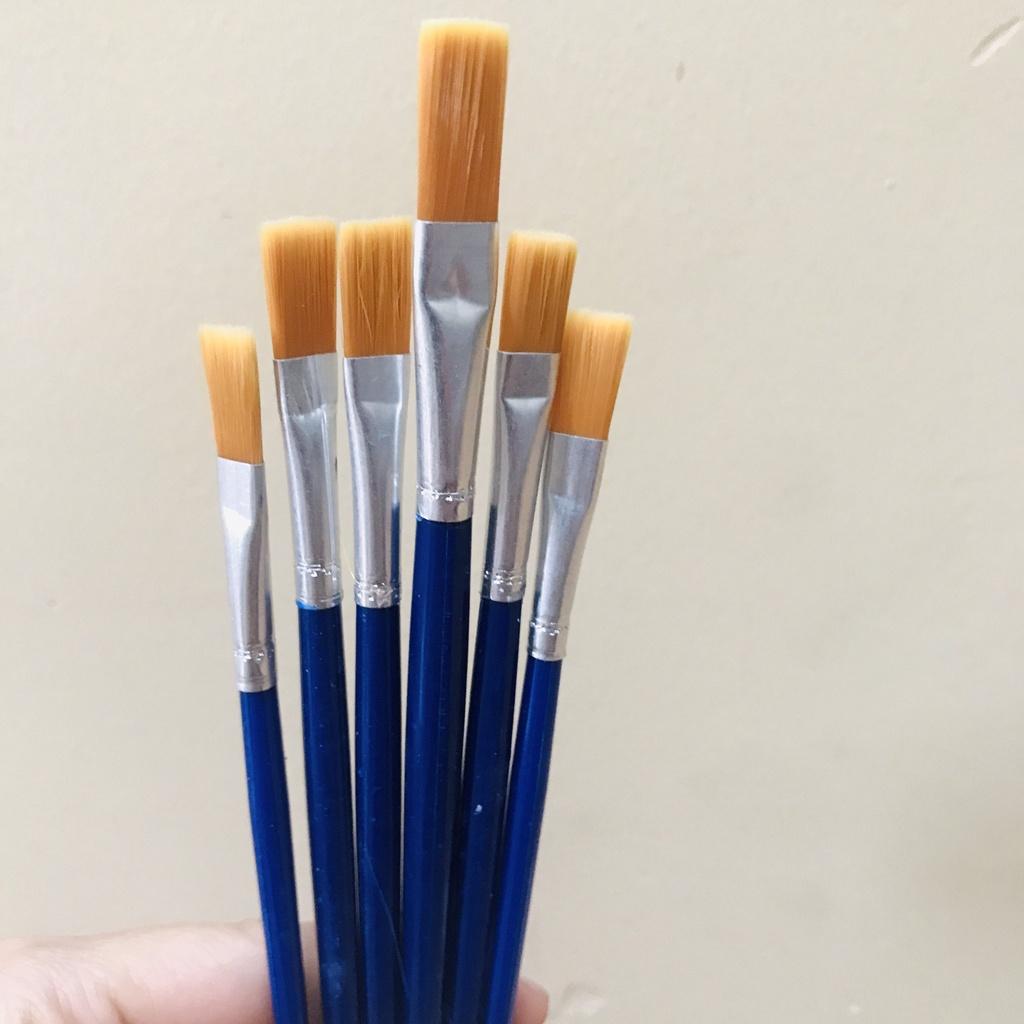 Cọ Vẽ Màu Nước - Cọ Nét, Cọ Tô Màu Nước, Sơn Dầu, Acrylic - Cọ Bản Tô Tượng