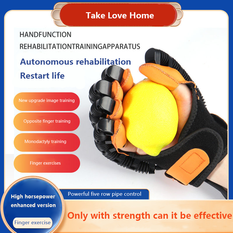 Phục hồi chức năng robot găng tay thiết bị tay huấn luyện ngón tay massage găng tay đột quỵ hemiplegia chức năng tay Color: B-Left hand - L