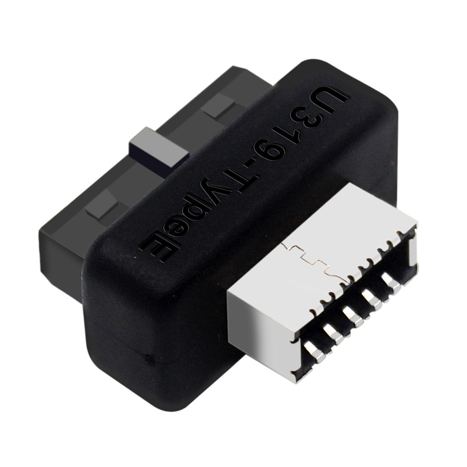 USB Front Panel Adapter, USB 3.1 Type E Key A to USB 3.0 20Pin Header Converter, Durable USB 3.1 3.2 Type -pin A Key Front Panel Adapter