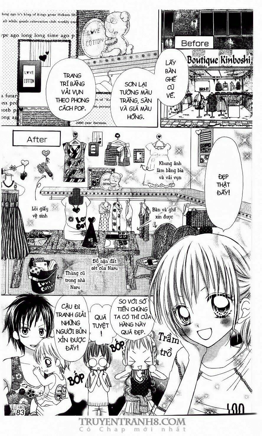 tiệm thời trang, love cotton chapter 3 25