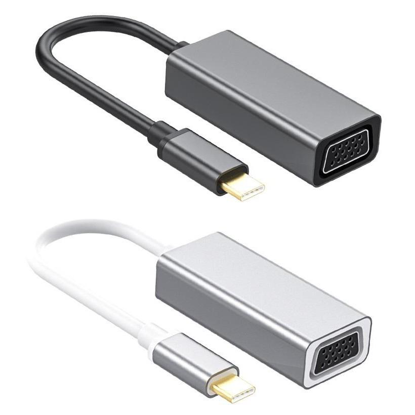 Cáp Chuyển Đổi USB Type C Sang VGA vỏ nhôm cao cấp