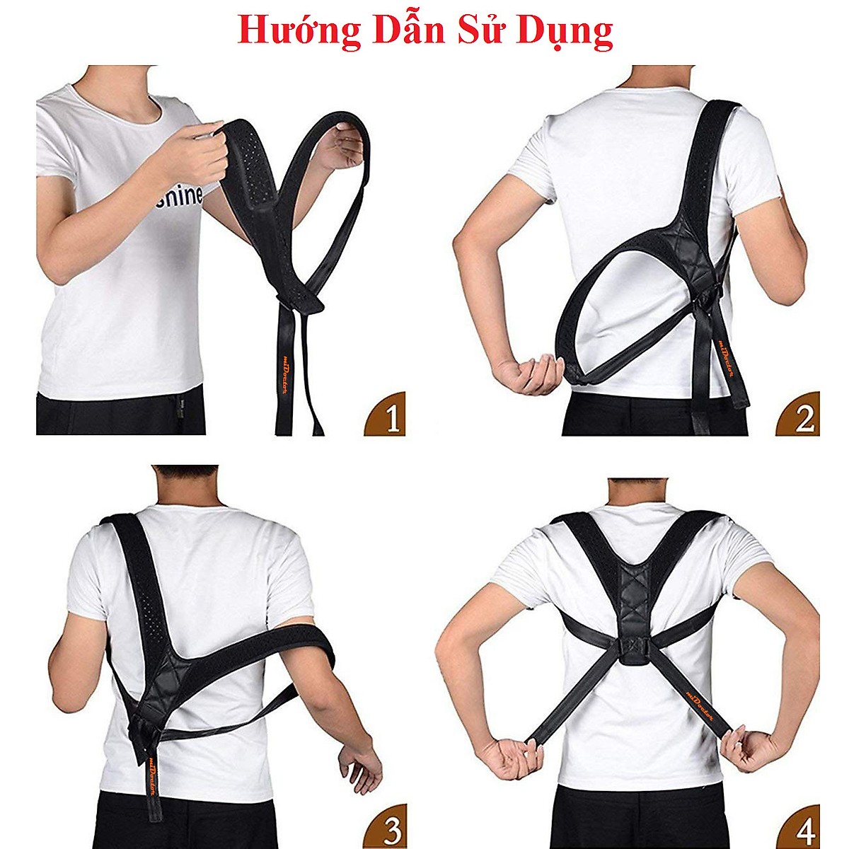 Đai Chống Gù Lưng miDoctor Cho Người Lớn N.Ban – Hàng Chính Hãng