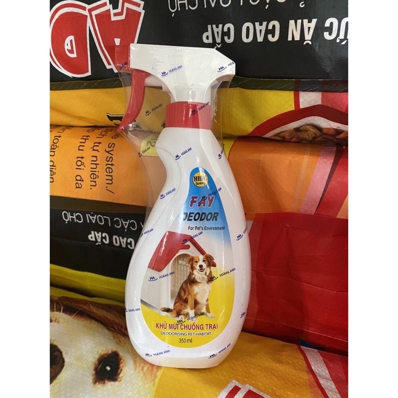 Xịt Khử Mùi Chuồng Trại Fay Deodor 600ml khử mùi, vệ sinh chuồng trại Chó, mèo