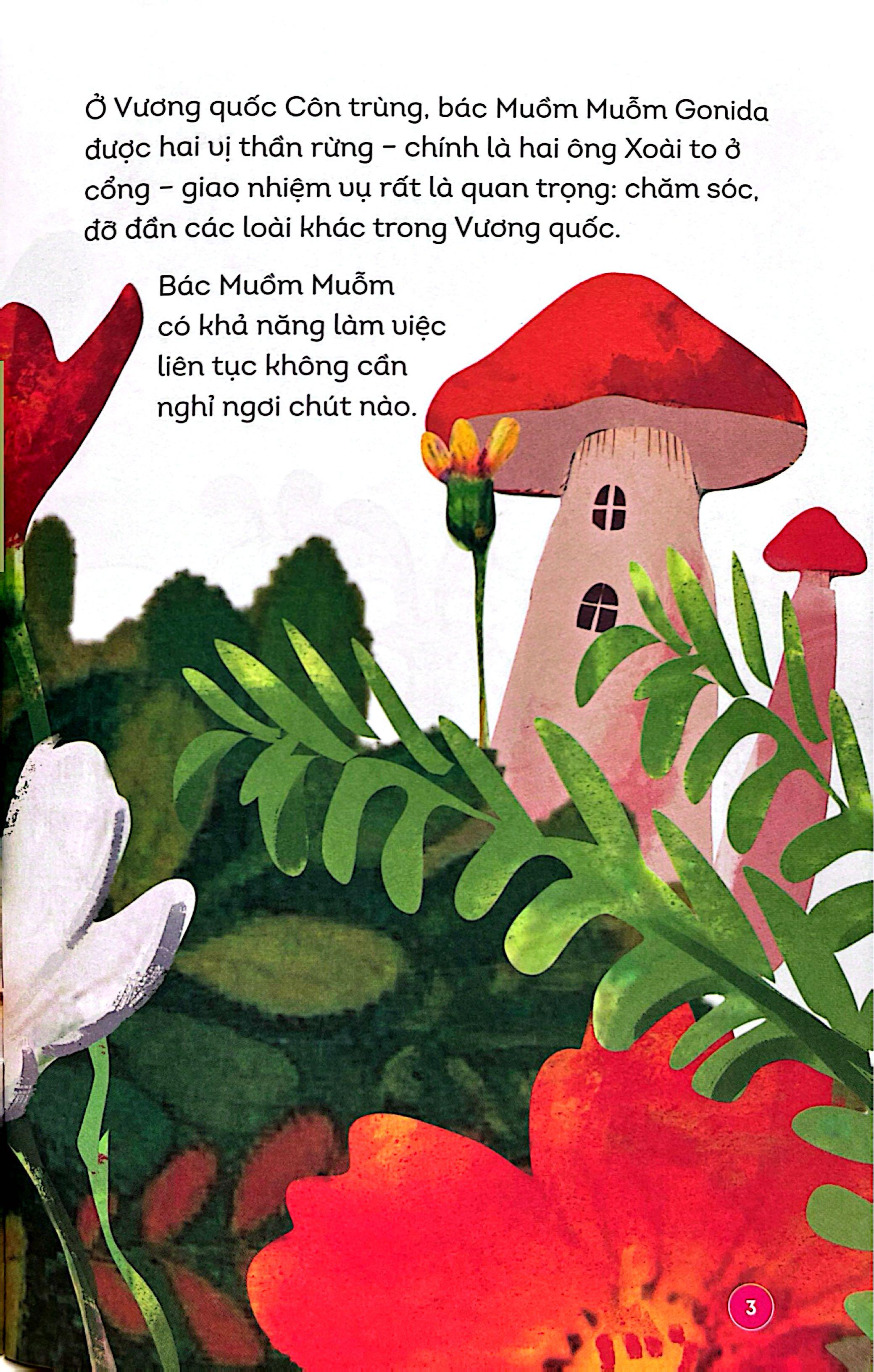 Sách - Vương Quốc Côn Trùng - Bác Muồm Muỗm Đáng Kính - Chia Sẻ Kỹ Năng Sống Tử Tế, Tốt Bụng