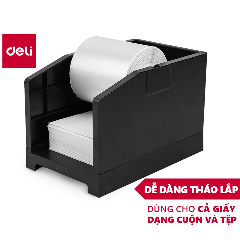 Hộp Đựng Đơn Cho Máy In Dl-770D- Deli Màu Đen - 1 Hộp - 15208