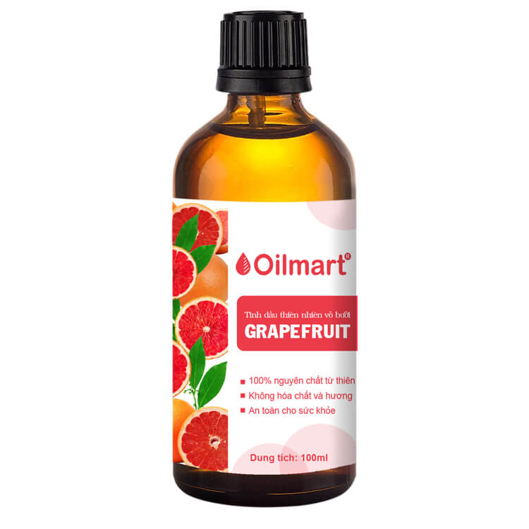 Tinh Dầu Thiên Nhiên Vỏ Bưởi Oilmart Grapefruit Essential Oil 100ml