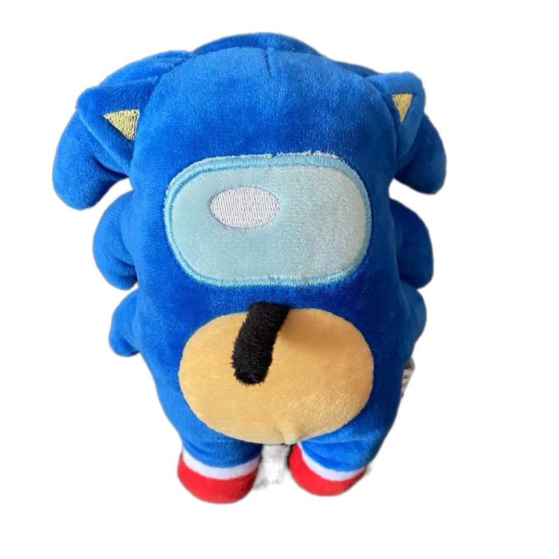 Móc Khóa Hình Nhím Sonic Among Us Nhồi Bông Bằng Cotton PP Mềm Dễ Thương