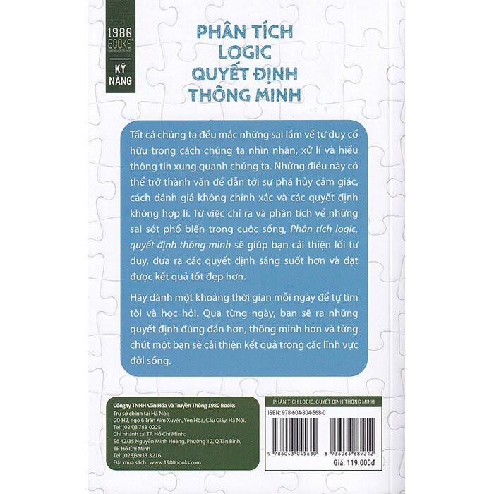 Sách  Phân Tích Logic Quyết Định Thông Minh - BẢN QUYỀN