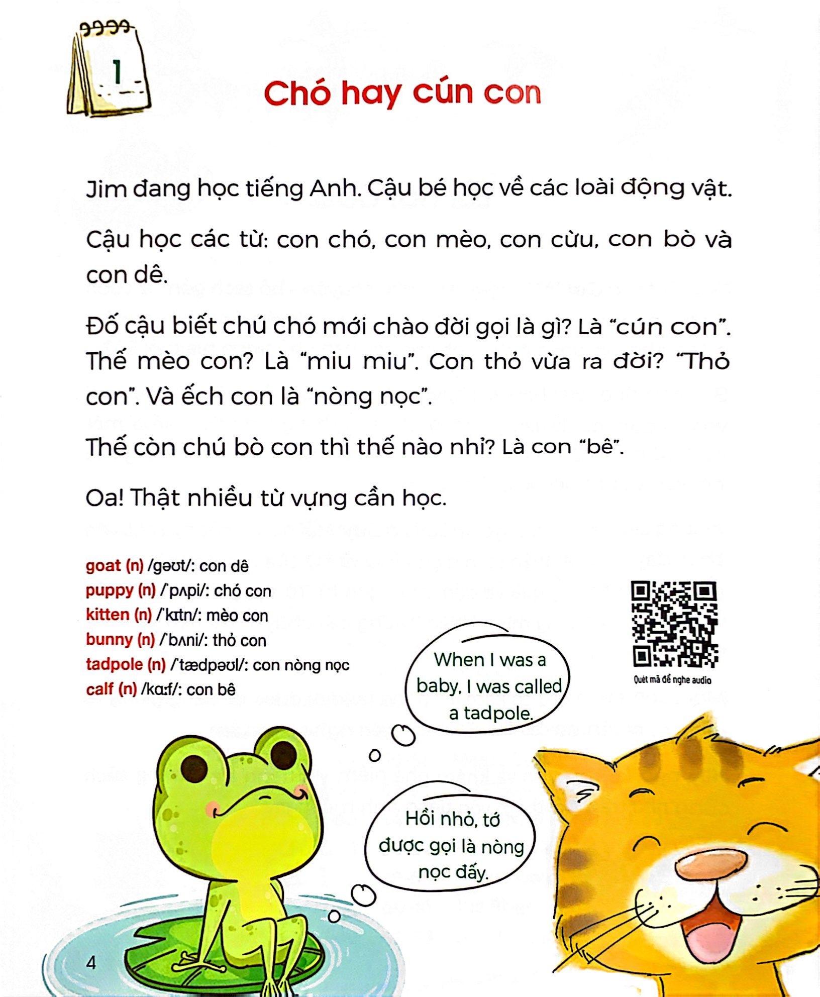 Mỗi Ngày Một Câu Chuyện - One Story A Day - 365 Câu Chuyện Truyền Cảm Hứng Được Viết Bởi Các Chuyên Gia Giáo Dục Hàng Đầu Canada - Tháng 4