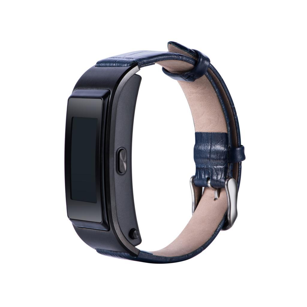 Smart Sports Bluetooth PU leather bracelet for B5 18mm black