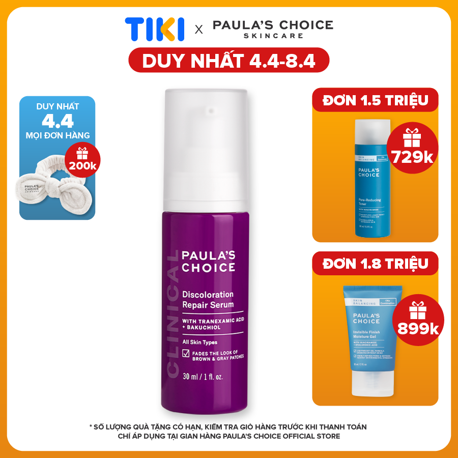 Tinh chất làm mờ thâm nám và đều màu da tối ưu Paula's Choice Clinical Discoloration Repair Serum 30ml 8040