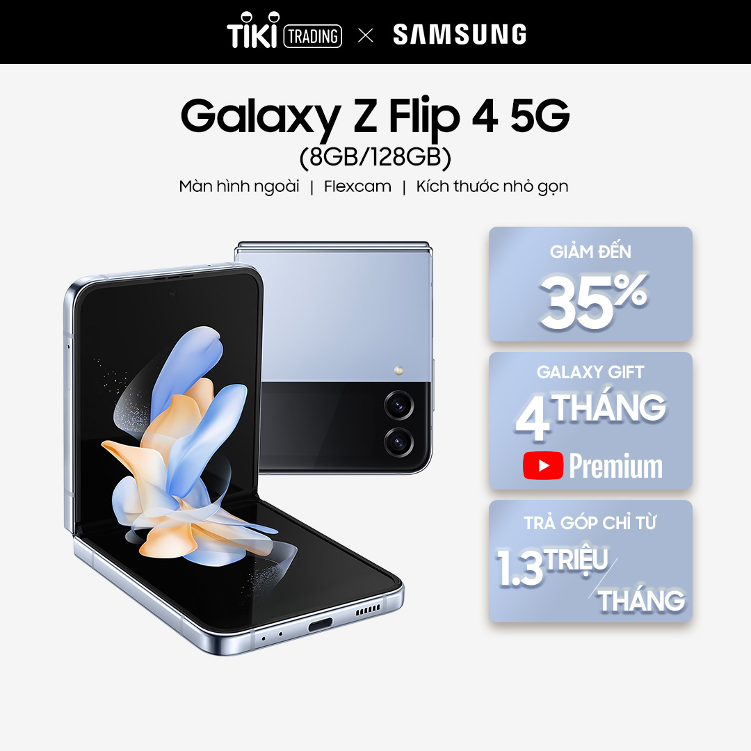 Điện thoại Samsung Galaxy Z Flip 4 (8GB/128GB) - Hàng chính hãng