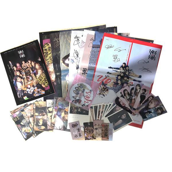 Combo photobook Twice Yes or yes tặng kèm thẻ bài album ảnh tặng kèm poster tập ảnh hình ảnh thần tượng nhóm nhạc idol hàn quốc tặng ảnh thiết kế vcone