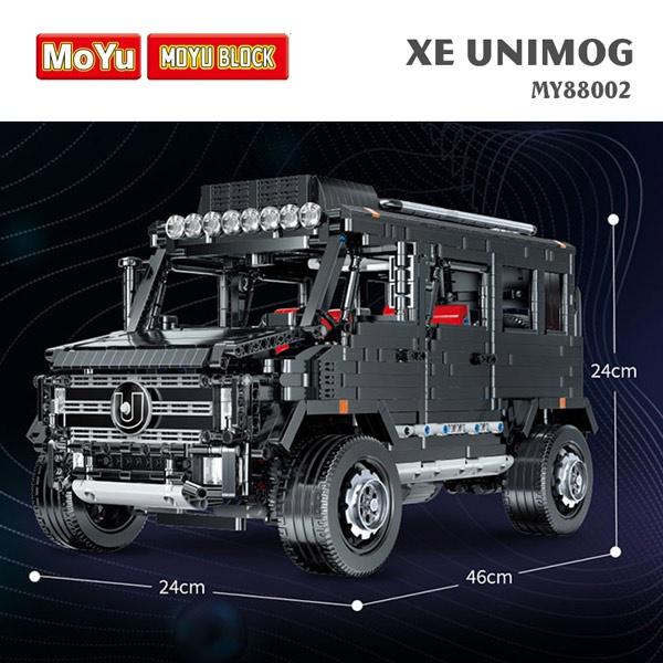 Đồ Chơi Lắp Ráp Mô Hình Xe Địa Hình Unimog – MOYU BLOCK 88002