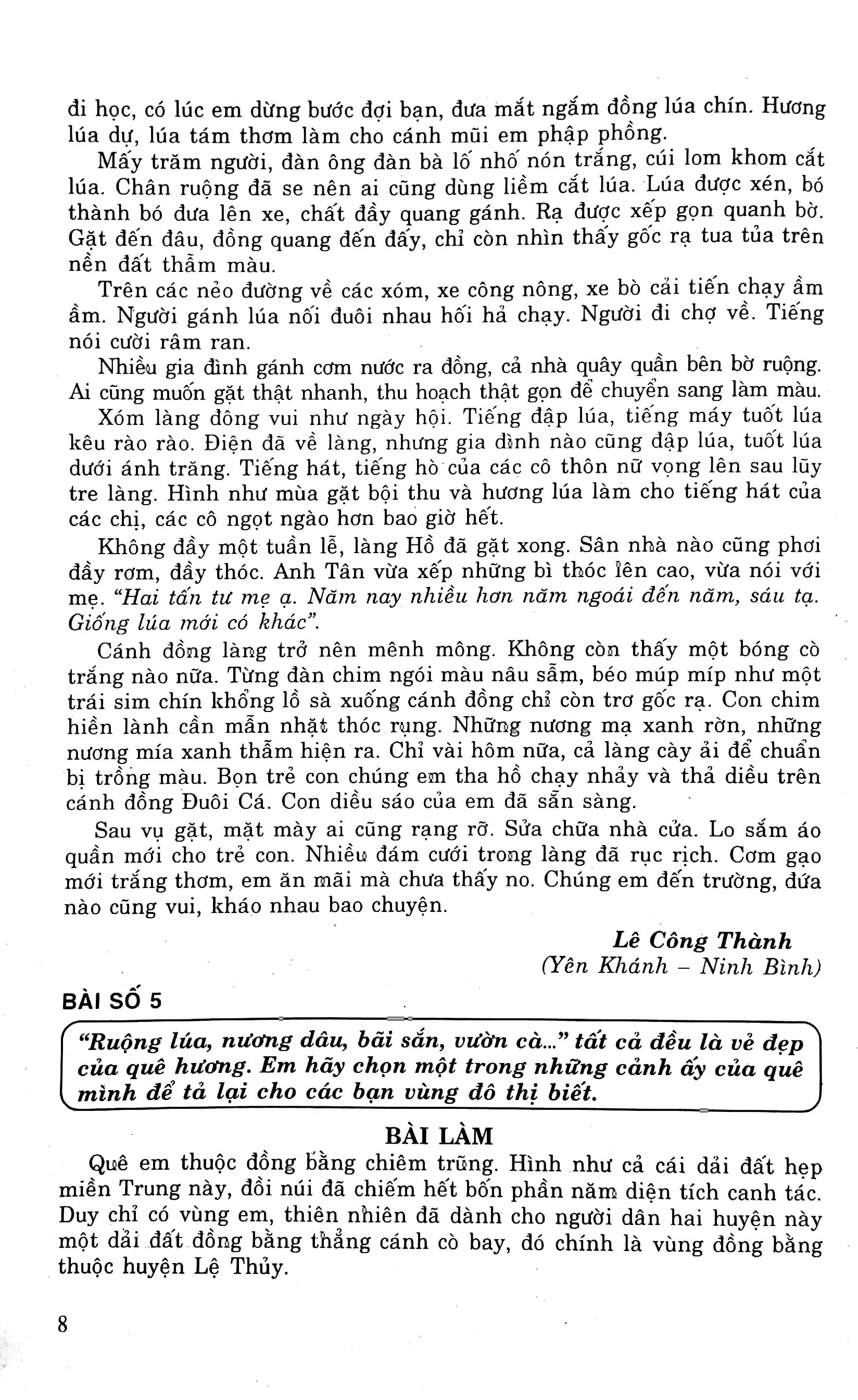 153 Bài Làm Văn Tiếng Việt 5