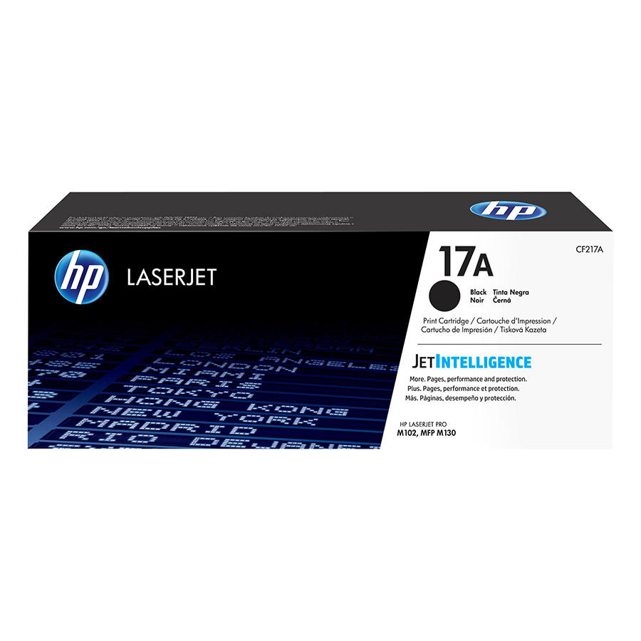 Mực in Laser HP 17A Black LaserJet Toner Cartridge Đen (Máy in HP LaserJet Pro M102A/M102W/HP LaserJet Pro MFP M130A/M130NW/M130FN/M130FW/CF217A) - Hàng Chính Hãng