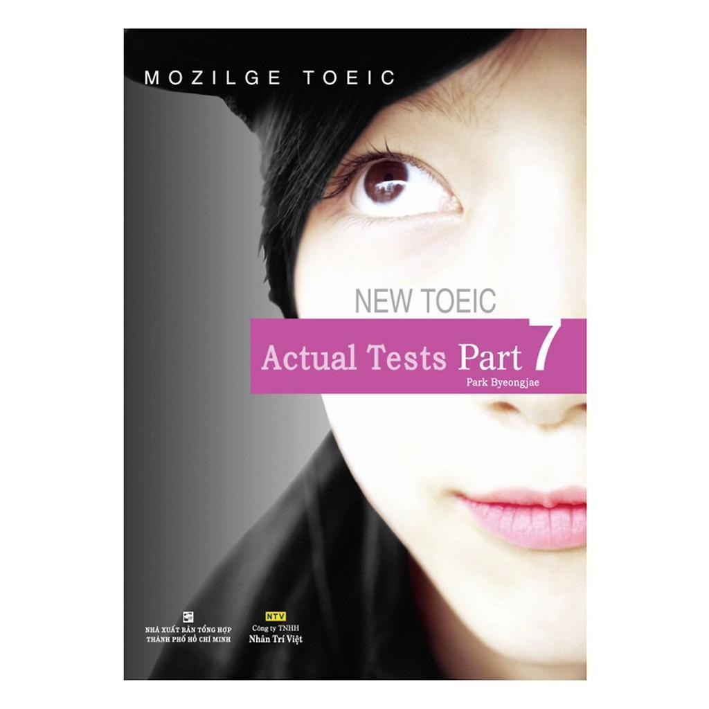 Sách - Mozilge Toeic Actual Test - Part 7 - Nhân Trí Việt