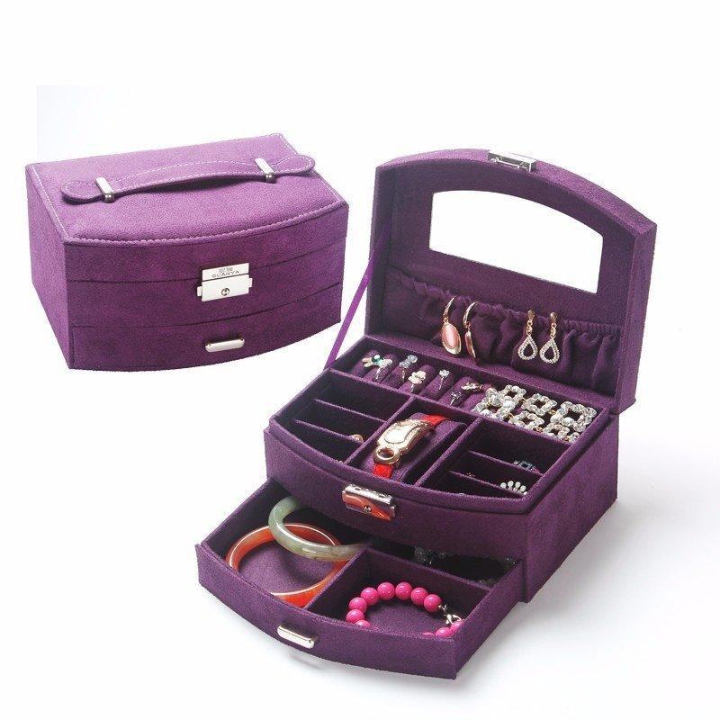 Hộp đựng đồ trang sức nhung lớn GT16