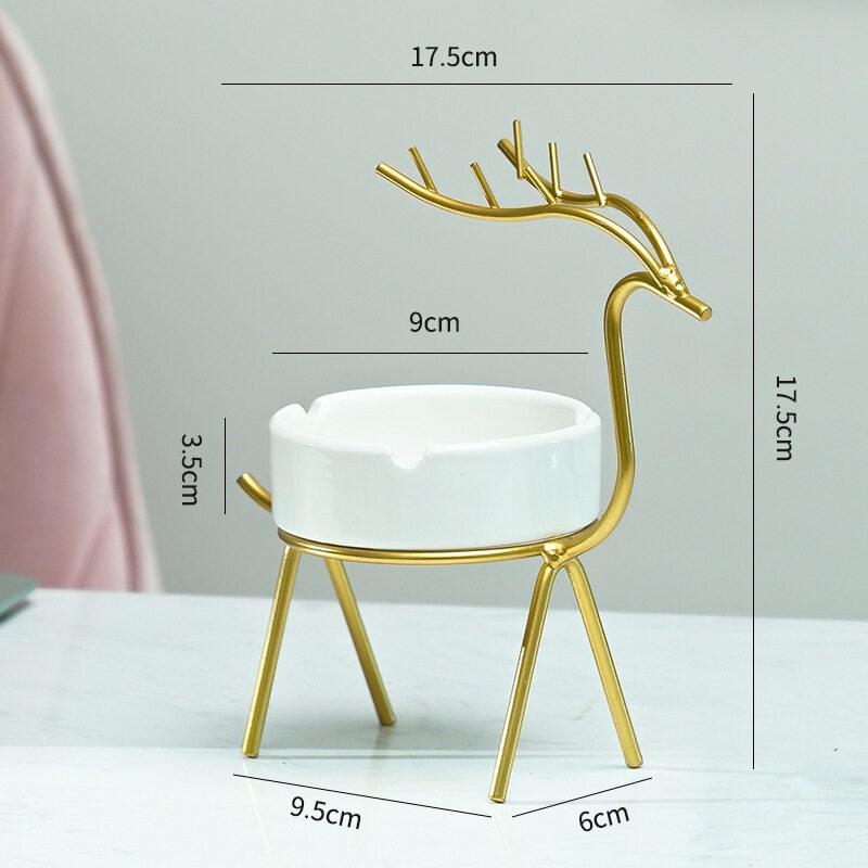 Gạt Tàn Gốm Sứ Phong Cách Bắc Âu Sắt