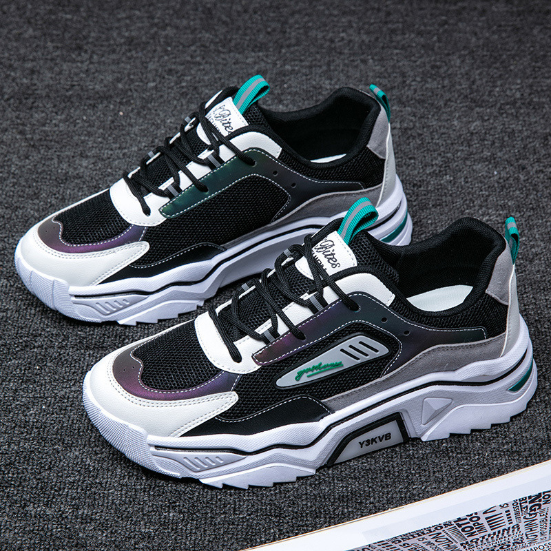 Giày thể thao sneaker nam cổ thấp, giày đế tăng chiều cao  dáng hiện đại GNK1